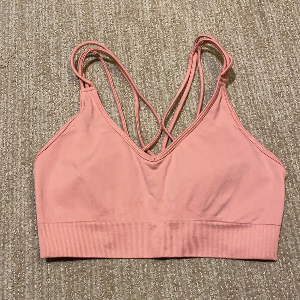Fabletics Pink Sports Bra